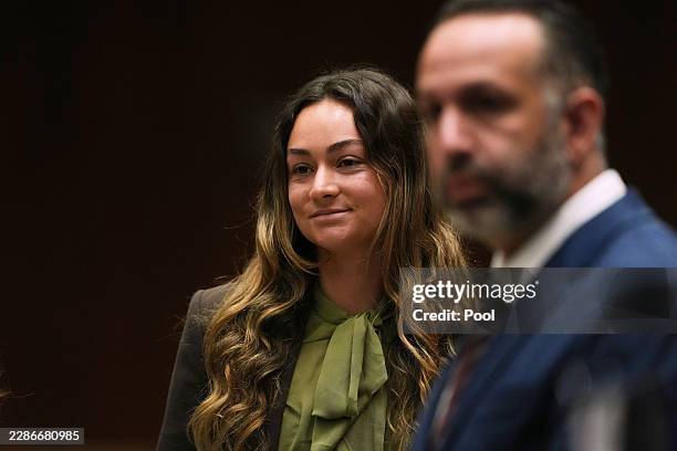 Gabriela Gonzalez attends a hearing at the Clara Shortridge Foltz Criminal Justice Center on July 23, 2026 in Los Angeles, California. Gonzalez has...