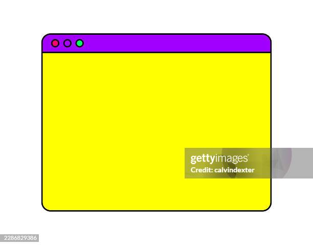 web browser with copy space - web browser mockup stock illustrations