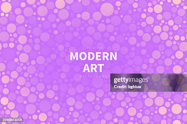 abstract geometric background with pink gradient circles - fizz bubbles stock illustrations