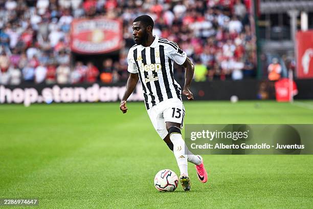 Jeremie Boga of Juventus during the pre-season friendly match between Standard de Liege and Juventus at Stade Maurice Dufrasne on July 25, 2026 in...
