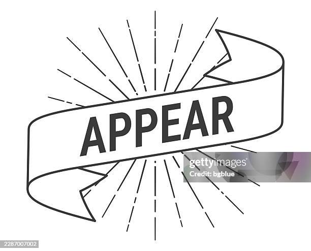 appear - banner with sunbursts on white background - sun breaking through stock illustrations