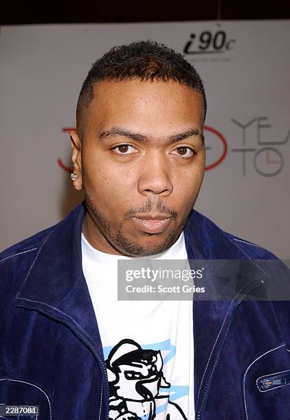 Rapper/producer Timbaland arrives at the premiere of "30 Years To Life" at the Beekman Theater in New York City. 3/27/02 Photo by Scott Gries/Getty...