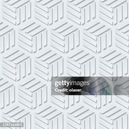 White embossed geometric pattern with repeating raised shapes and soft shadows, creating a clean monochrome textured surface with a subtle three-dimensional look. White embossed geometric pattern with repeating raised shapes and soft shadows, creating a clean monochrome textured surface with a subtle three-dimensional look.