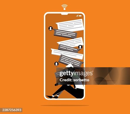 Information overload - businessman Information overload - businessman