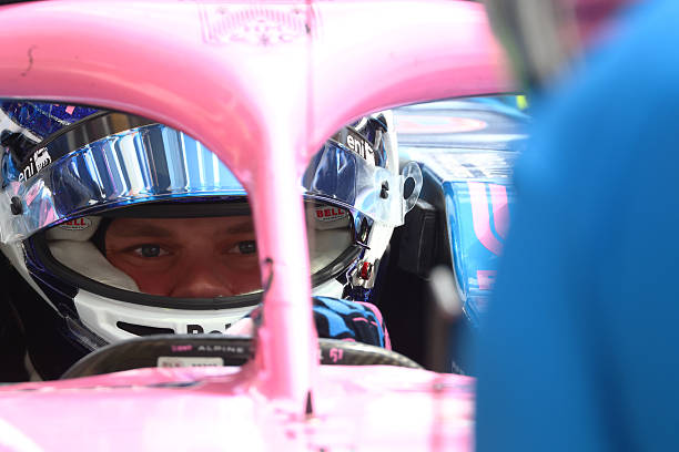 Paul Aron of Estonia and Alpine F1 prepares to drive during practice ahead of the F1 Grand Prix of Hungary at Hungaroring on July 24, 2026 in...