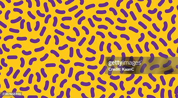 abstract organic dashed line pattern background vector illustration - simple maze stock illustrations