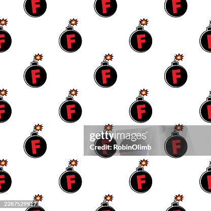 F Bombs Seamless Pattern F Bombs Seamless Pattern