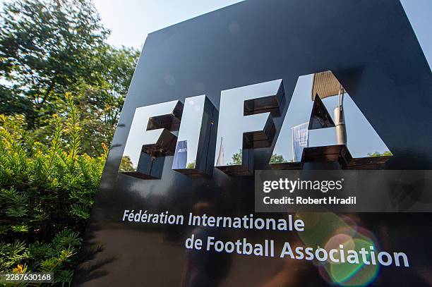 General view outside FIFA global headquarters on July 30, 2026 in Zurich, Switzerland. A recent proposal by FIFA President Gianni Infantino to sell...
