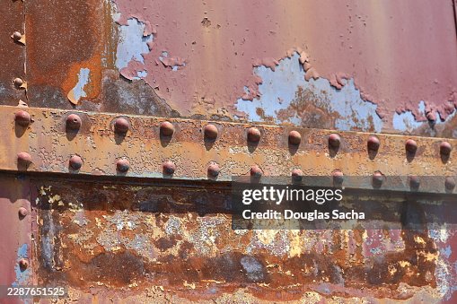 Old structural boiler with surface rust Old structural boiler with surface rust