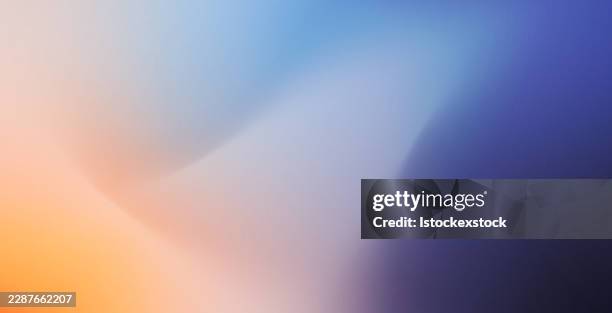soft abstract gradient blur in warm and cool tones - light blue abstract pattern stock illustrations