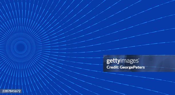 concentric circles and light beams abstract background - energy efficient heating stock illustrations