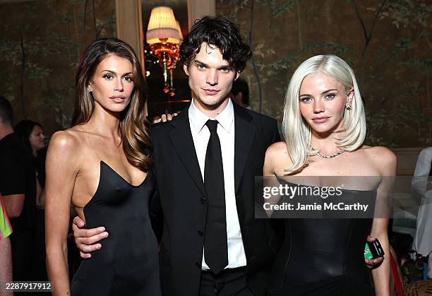 Kaia Gerber, Homer Gere and Hayes Warner attend FX's "The Shards" World Premiere at SVA Theater on July 27, 2026 in New York City.