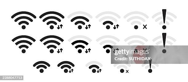 includes wi-fi and internet icon symbols for internet connectivity 2026 - ipad mockup horizontal stock illustrations
