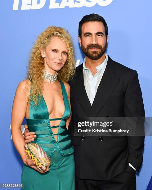 Juno Temple and Brett Goldstein at Apple TV+'s "Ted Lasso" Season 4 New York Premiere held at BAM Harvey Theater on August 04, 2026 in New York, New...