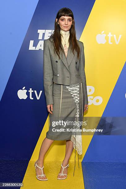 Tanya Reynolds at Apple TV+'s "Ted Lasso" Season 4 New York Premiere held at BAM Harvey Theater on August 04, 2026 in New York, New York.