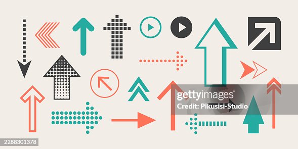 Modern Multicolor Up Arrow Icon Set for User Interface and Web Design, Abstract Colorful Upward Navigation Arrow Icons in Flat Geometric Style Modern Multicolor Up Arrow Icon Set for User Interface and Web Design, Abstract Colorful Upward Navigation Arrow Icons in Flat Geometric Style