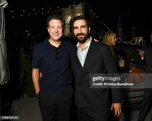 Jason Sudeikis and Brett Goldstein at Apple TV+'s "Ted Lasso" Season 4 New York Premiere held at BAM Harvey Theater on August 04, 2026 in New York,...