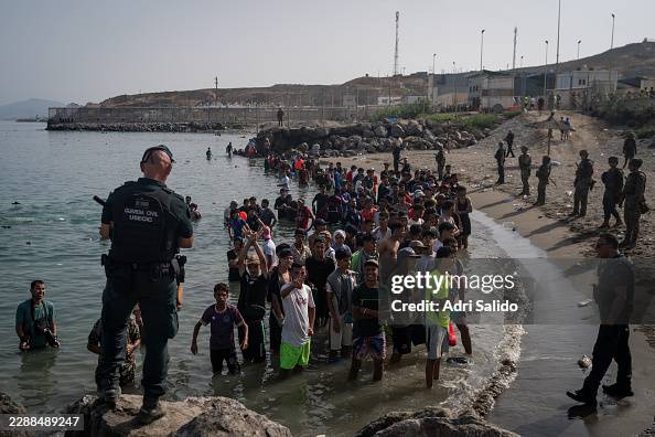 Spain Deploys Troops In Response To Border Breach In Ceuta Spain Deploys Troops In Response To Border Breach In Ceuta
