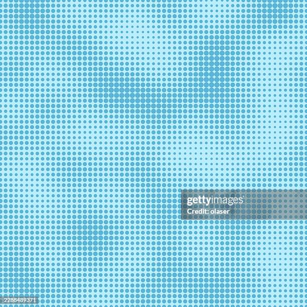 light blue halftone dot pattern with subtle wavy bands and a clean, evenly spaced grid across the entire surface. - small circle pattern background stock illustrations