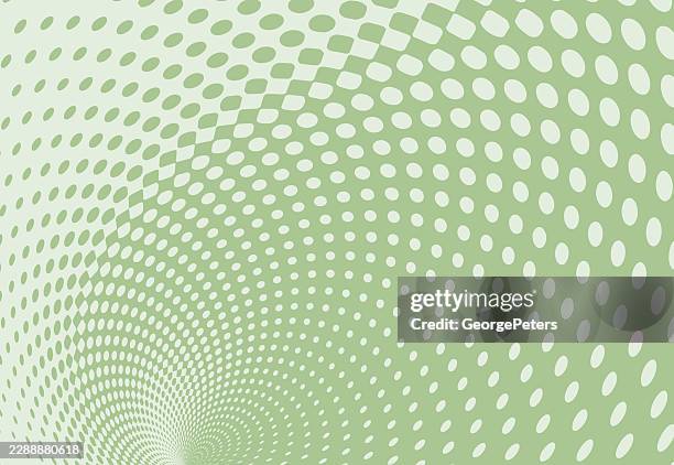 halftone pattern tunnel abstract backgrounds - streaming services stock illustrations