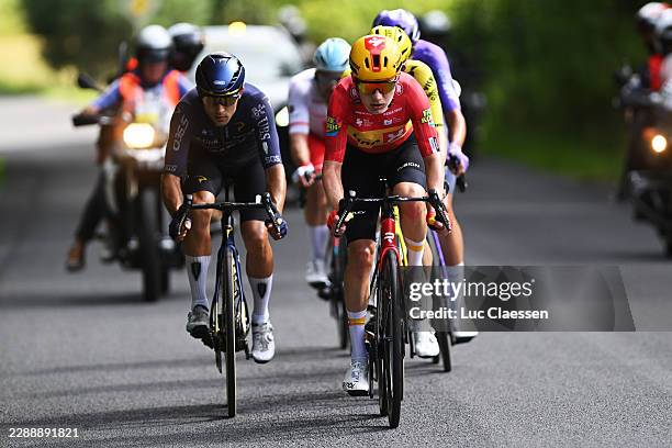 Simon Dalby of Denmark and Team Uno-X Mobility competes in the breakaway during the 83rd Tour de Pologne 2026, Stage 1 a 234.2km stage from Gdynia to...