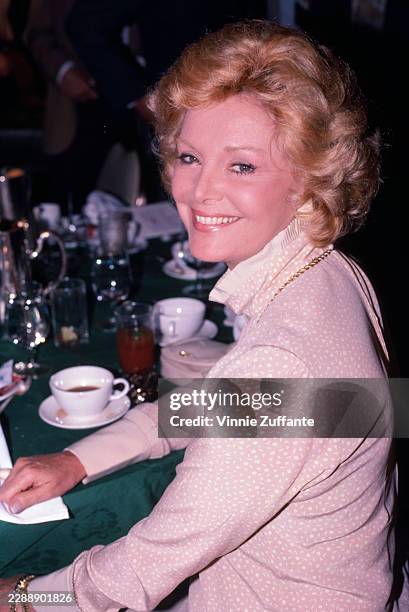 American socialite Barbara Sinatra, wife of actor and singer Frank Sinatra, at the 6th Annual National Broadcasters Hall of Fame Awards at the New...