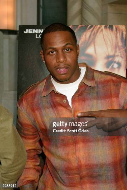 Rapper AZ arrives at the world premiere of "Enough" at the Loews Lincoln Square Theaters in New York City. 5/21/02 Photo by Scott Gries/Getty Images