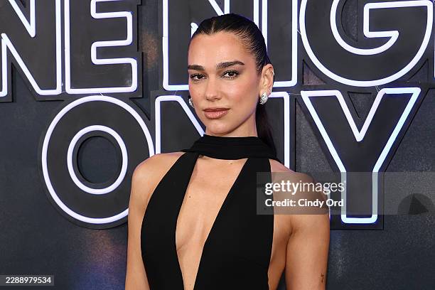 Dua Lipa attends the "One Night Only" New York Premiere at SVA Theater on August 03, 2026 in New York City.