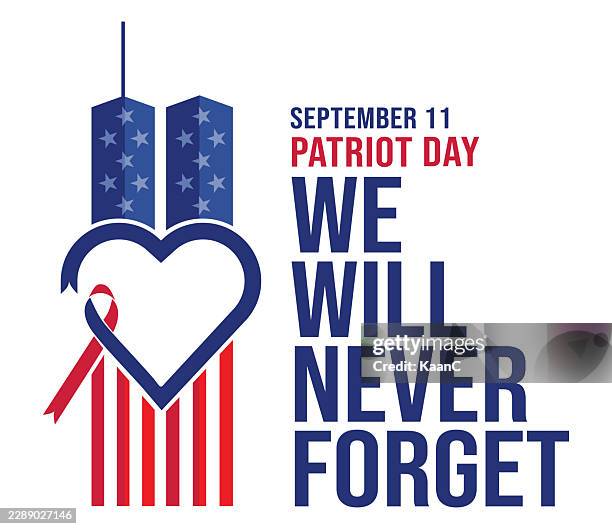 patriot day template design vector illustration, 911 remembrance day template design on background. vector stock illustration - memorial day vector stock illustrations