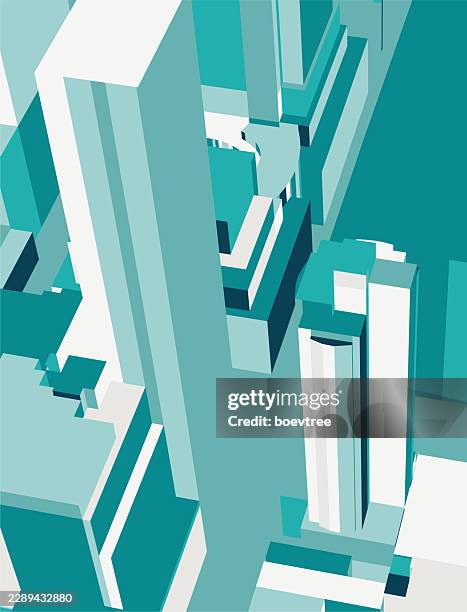 overlook modern city architecture structure art illustration poster background - observation deck stock illustrations