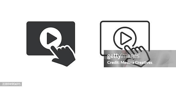 interactive learning icons. glyph solid and line series icon. - train icon solid stock illustrations
