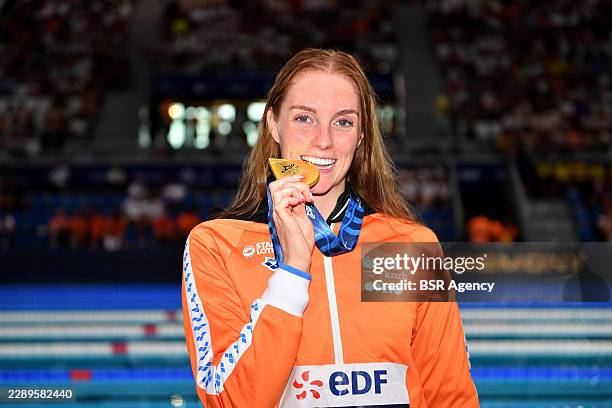 Marrit Steenbergen of the Netherlands during 2026 European Aquatics Championships on August 11, 2026 in Paris, France.
