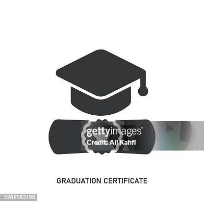 Graduation Certificate glyph solid icon. Solid icon that can be applied anywhere, simple, pixel perfect and modern style. Graduation Certificate glyph solid icon. Solid icon that can be applied anywhere, simple, pixel perfect and modern style.
