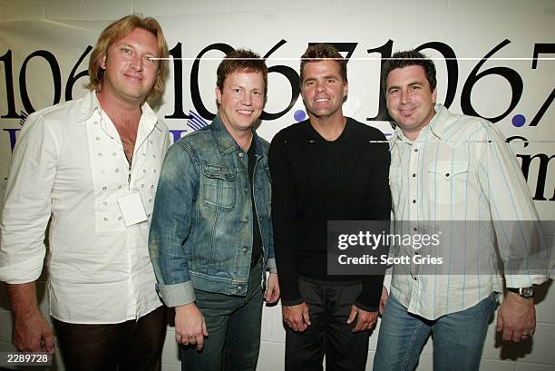 Lonestar backstage at the106.7 Lite FM "One Night With Lite" annual concert at The Theater at Madison Square Garden in New York City. Lengendary...