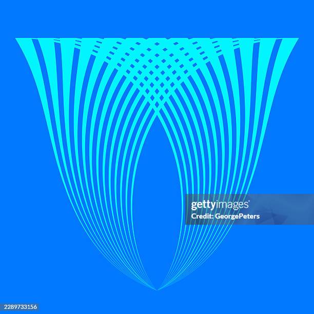 striped shield vector - interlocking arms stock illustrations