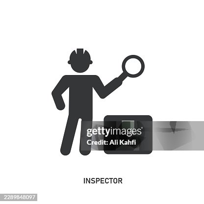 Inspector glyph solid icon. Solid icon that can be applied anywhere, simple, pixel perfect and modern style. Inspector glyph solid icon. Solid icon that can be applied anywhere, simple, pixel perfect and modern style.