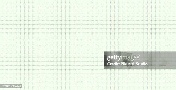 minimalist pale green grid pattern background with turquoise dotted lines, soft mint green graph paper background with fine grid - blurred school background stock illustrations