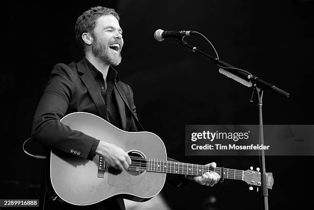 Josh Ritter performs during the Outside Lands Music & Arts festival at the Polo Fields in Golden Gate Park on August 14, 2011 in San Francisco,...
