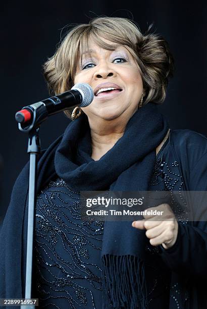 Mavis Staples performs during the Outside Lands Music & Arts festival at the Polo Fields in Golden Gate Park on August 14, 2011 in San Francisco,...