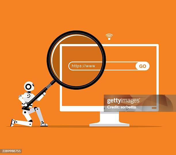 search engine - ai - electronic dictionary stock illustrations