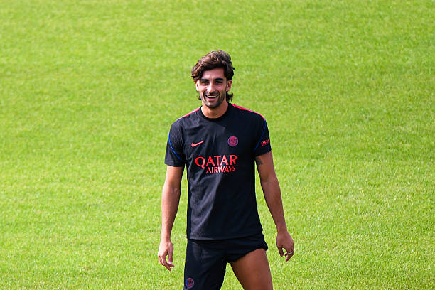 Ferran TORRES of Paris Saint-Germain during the training session of Paris on August 15, 2026 at Campus PSG in Poissy, France.