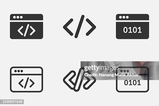 Web Program Icon Set Web Program Icon Set