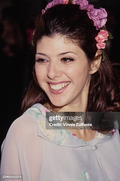 American actress Marisa Tomei attends the 2nd Annual MTV Movie Awards at Disney Studios in Burbank, California, 5th June 1993. On the night, Marisa...