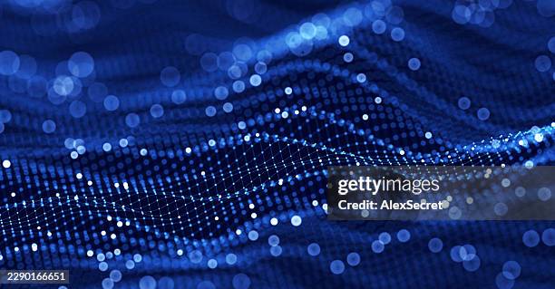 technology digital wave background concept - printer security stock pictures, royalty-free photos & images