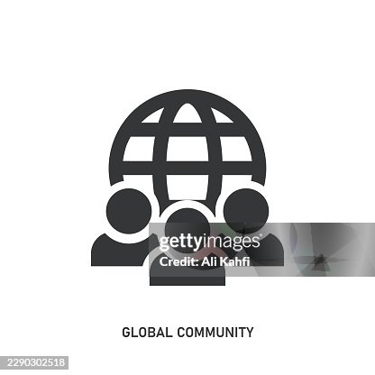 Global Community glyph solid icon. Solid icon that can be applied anywhere, simple, pixel perfect and modern style. Global Community glyph solid icon. Solid icon that can be applied anywhere, simple, pixel perfect and modern style.