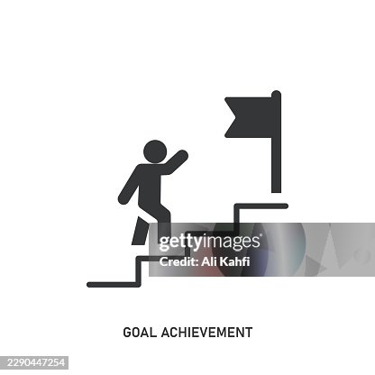 Goal Achievement glyph solid icon. Solid icon that can be applied anywhere, simple, pixel perfect and modern style. Goal Achievement glyph solid icon. Solid icon that can be applied anywhere, simple, pixel perfect and modern style.