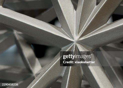 Metallic Starburst Pattern with Sharp Edges Metallic Starburst Pattern with Sharp Edges