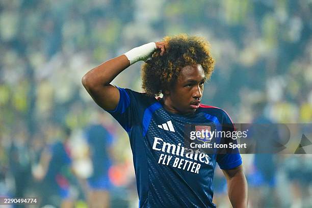 Malick FOFANA of Olympique Lyonnais during the UEFA Champions League playoffs match between Fenerbahce and Lyon at Fenerbahce Sükrü Saracoglu Spor...