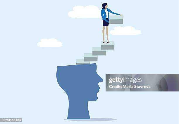 growth mindset. - change mindset stock illustrations