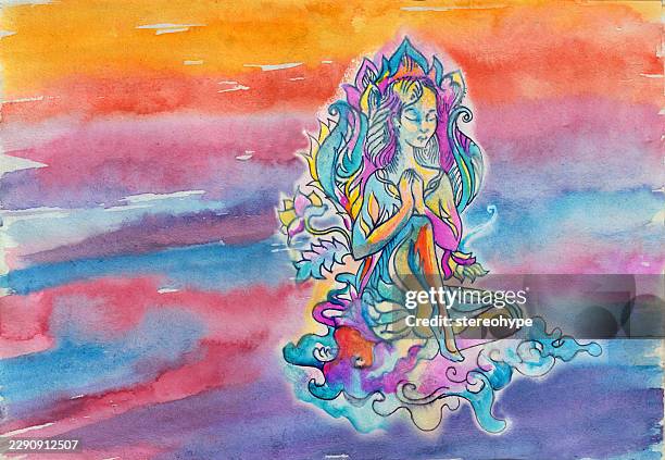 lonely princess - cloud native stock illustrations